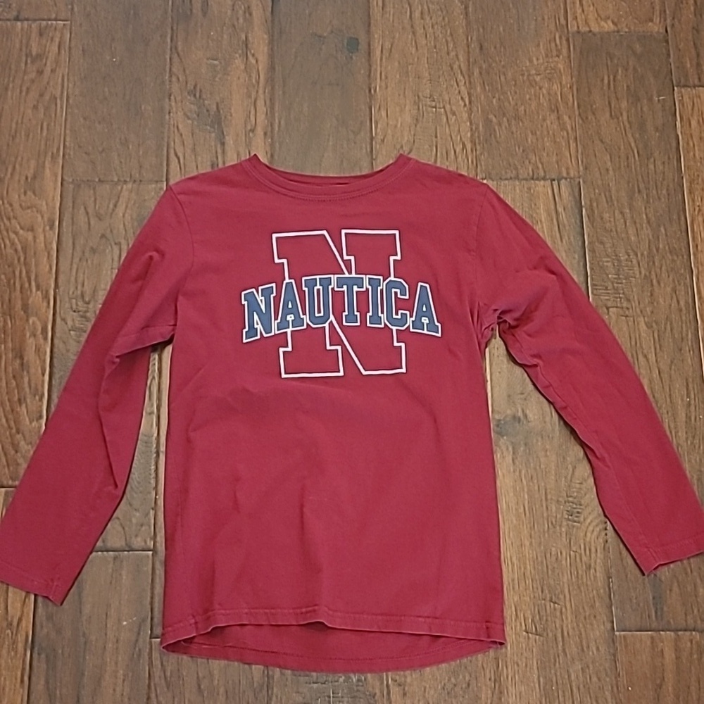 💥3for$12💥 Nautica boy's long-sleeved Tshirt size Large (14/16)